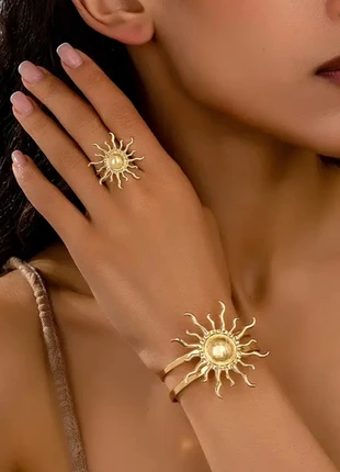 Ensemble de bracelet et bague soleil, brand: Zara, condition: New without tags, €13.00, €14.35 includes Buyer Protection