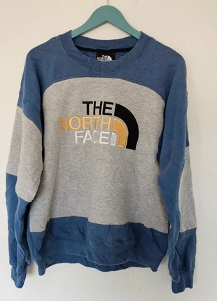 Sudadera The North Face Rework Patchwork Gris y Azul Talla M, marca: The North Face, estado: Bueno, tamaño: M, 25,00 €, 26,25 € Protección al comprador incluida
