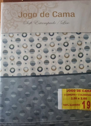 Lençois de cama de casal, marca: Cama, estado: Novo com etiquetas, tamanho: Casal King (220-240 cm x 220-260 cm), €10.00, €11.20 inclui Proteção do Comprador