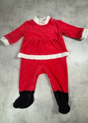 Pyjama de Noël velours rouge Kiabi – 12 mois – tenue festive bébé, brand: Kiabi, condition: Very good, size: 12-18 months / 80 cm, €4.00, €4.90 includes Buyer Protection