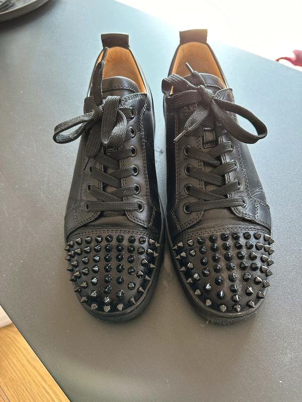 Christian Louboutin Louis Junior Spike-embellished Leather