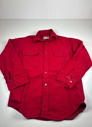 Chemise S vintage made in usa un bouton manquant, marke: The Woodsman, zustand: Gut, größe: S, 10,00 €, 11,20 € inklusive Vinted-Käuferschutz