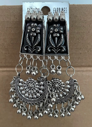 Indian silver jhumka orecchini indiani, marque: Bollywood, état: Très bon état, 5,00 €, 5,95 € Protection acheteurs incluse