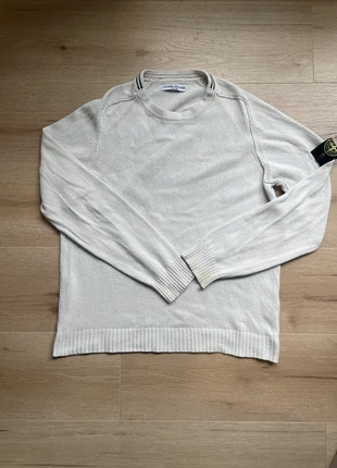 Sweat / Pull Stone Island Blanc cassé / beige, merk: Stone Island, staat: Goed, maat: S, € 65,00, € 68,95 inclusief Kopersbescherming