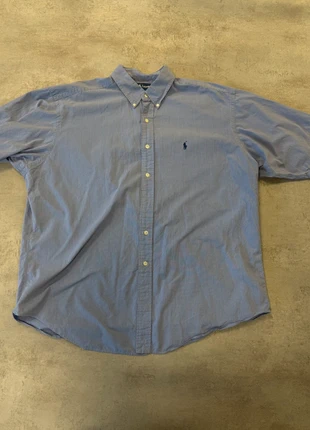 Chemise Ralph Lauren – Blake – Bleu à Micro-Carreaux – Taille XL, brand: Ralph Lauren, condition: New without tags, size: XL, €40.00, €42.70 includes Buyer Protection