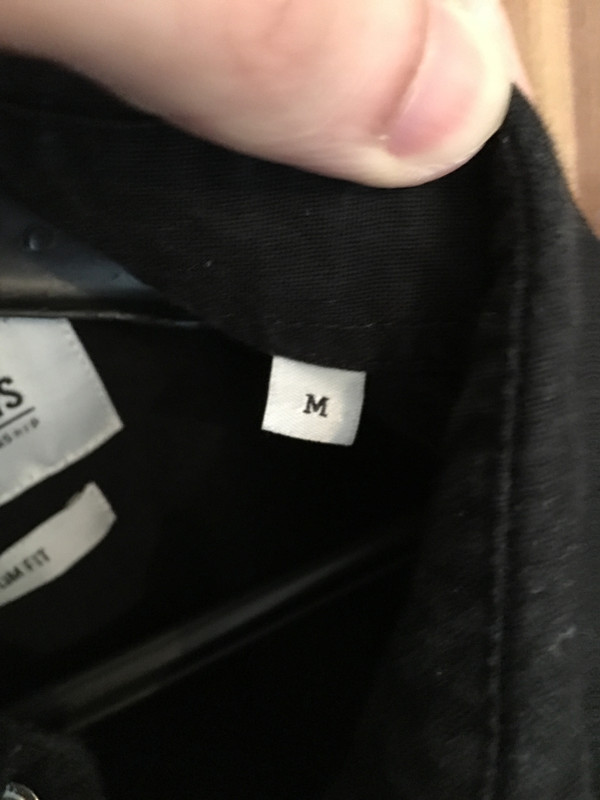 Chemise noire slim fit taille M 4