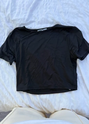 Tee shirt court crop top noir neuf - S, marque: New Yorker, état: Neuf sans étiquette, taille: S / 36 / 8, 5,00 €, 5,95 € Protection acheteurs incluse