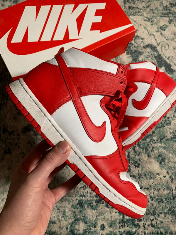 Nike dunk high Championship red | Vinted