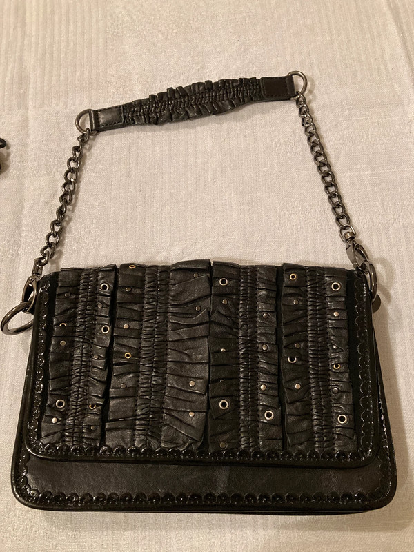 Mimco black shoulder bag sale