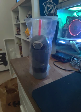 Kylo Ren - Verre Plastique avec Paille, brand: Star Wars, condition: New without tags, €1.00, €1.75 includes Buyer Protection