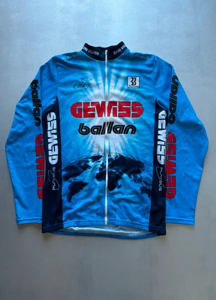 Gewiss Ballan Long Sleeve Cycling Jersey by Biemme – Vintage Blue/Azurro (Size L), marke: Biemme, zustand: Sehr gut, größe: L, 12,00 €, 13,30 € inklusive Vinted-Käuferschutz