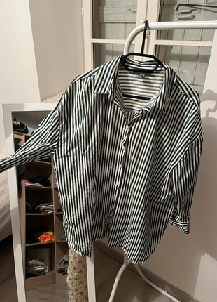 Chemise à rayure verte et blanche, marque: Primark, état: Très bon état, taille: L / 40 / 12, 5,00 €, 5,95 € Protection acheteurs incluse