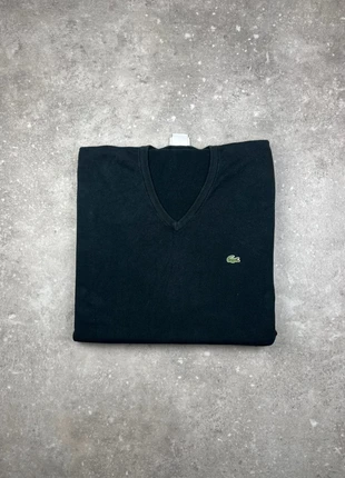 Pull À Col V Maille Lacoste Taille (5) L Homme Noir Logo Brodé 100% Coton #LA156, brand: Lacoste, condition: Very good, size: L, €36.00, €38.50 includes Buyer Protection Pro