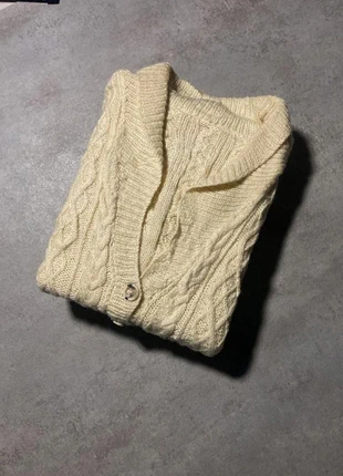 Cardigan Aran Vintage Irish Wool en 100% pure laine Beige en maille torsadée taille L, marke: Aran Crafts, zustand: Sehr gut, größe: L, 29,99 €, 32,19 € inklusive Vinted-Käuferschutz
