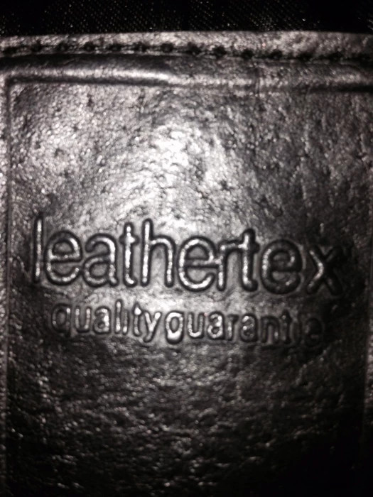 Veste en cuir noir Leathertex 5