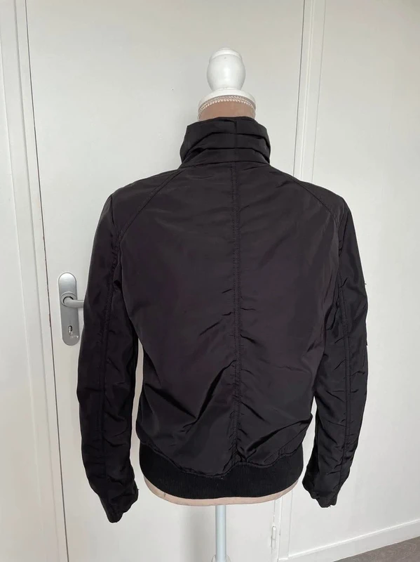 Veste Blouson noir Bonobo taille S - photo numéro 6