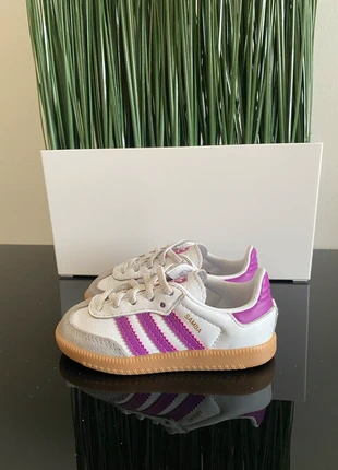 Adidas samba white purple gum baby / Taille 22, brand: adidas, condition: Very good, size: 22, €34.99, €37.44 includes Buyer Protection Pro