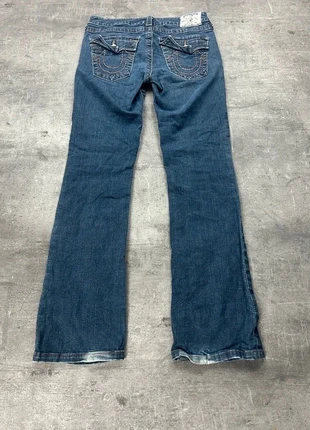 Vintage Y2K Flared Bootcut True Religion Jeans - Miss Me / True Religion / Rock Revival /, merk: True Religion, staat: Heel goed, maat: M / 38 / 10, € 67,99, € 72,09 inclusief Kopersbescherming