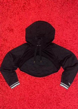 Pulls | Puma Womens Varsity Crop Hoodie – Noir, marque: Puma, état: Très bon état, taille: M / 38 / 10, 10,00 €, 11,20 € Protection acheteurs incluse