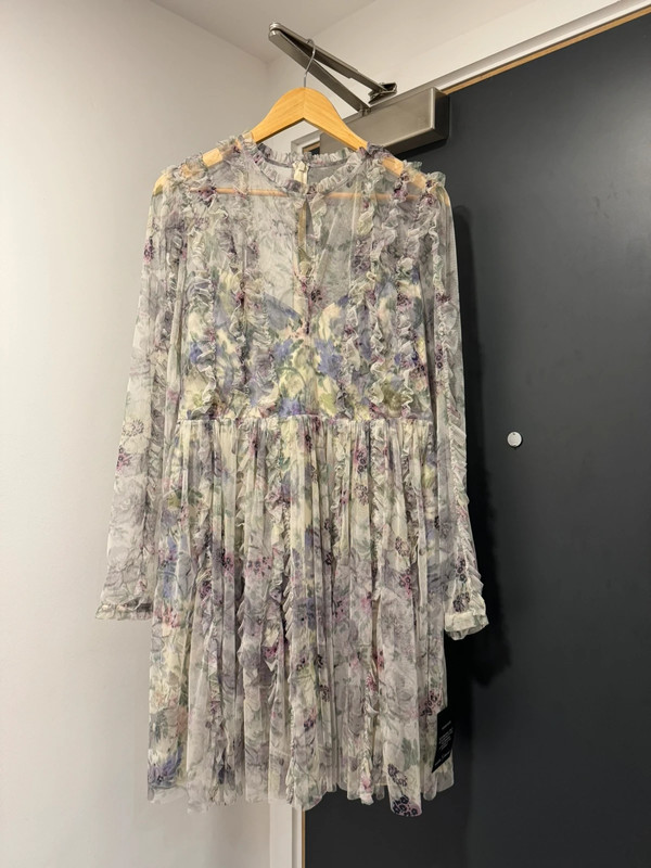 Needle and thread lilac floral shear dress | Vinted