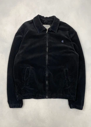 Veste Harrington Carhartt wip Noire Velours côtelés Modèle Madison Corduroy Jacket - Taille S #1842, brand: Carhartt, condition: Very good, size: S, €109.00, €115.15 includes Buyer Protection Pro