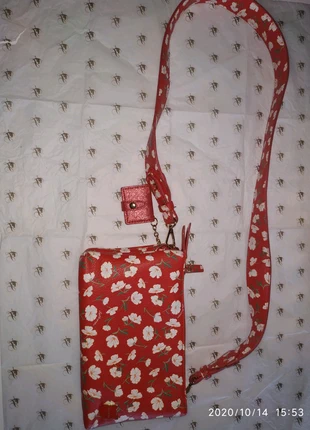 Sac multipocket rouge fleuri, brand: Lollipops, condition: Very good, €8.00, €9.10 includes Buyer Protection