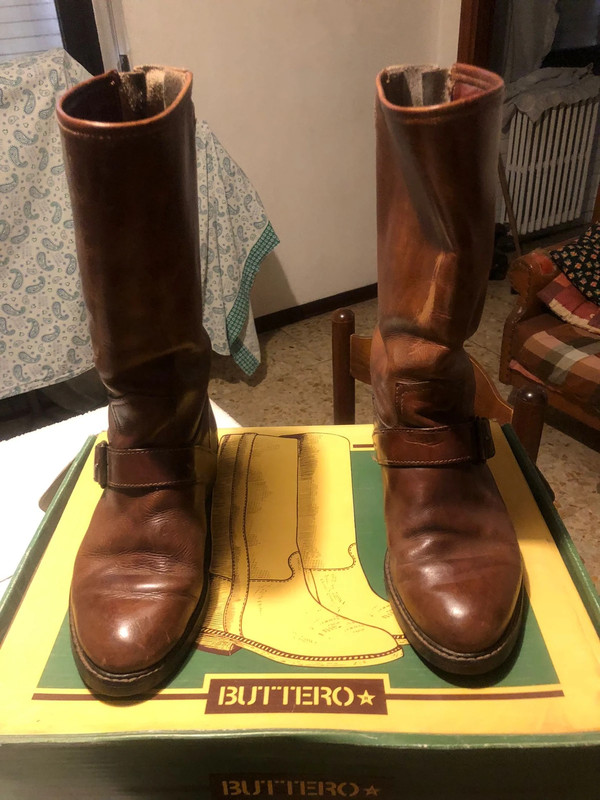 Buttero stivale uomo Made Italy vintage cavallo