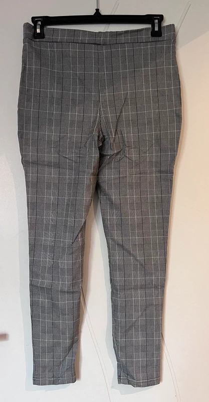 Pantalon stretch motif carreaux taille 44 - photo numéro 2