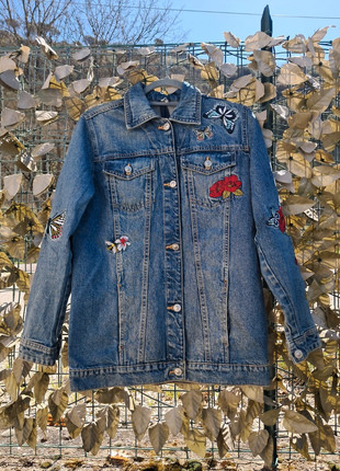 Giacca di jeans elegante Stradivarius – taglia S / IT 40, marque: Stradivarius, état: Très bon état, taille: S / 36 / 8, 10,00 €, 11,20 € Protection acheteurs incluse