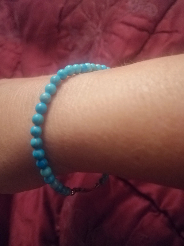 Bracelet en perles de turquoise 1