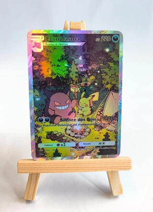 Carte custom Pokémon - Ectoplasma 01 - (fan-made, holographique), marque: Pokémon, état: Neuf sans étiquette, 2,90 €, 3,75 € Protection acheteurs incluse