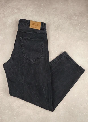 Jean noir pull and bear taille 32 wide leg droit en parfait état, marque: Pull & Bear, état: Très bon état, taille: W32 | FR 42, 10,00 €, 11,20 € Protection acheteurs incluse