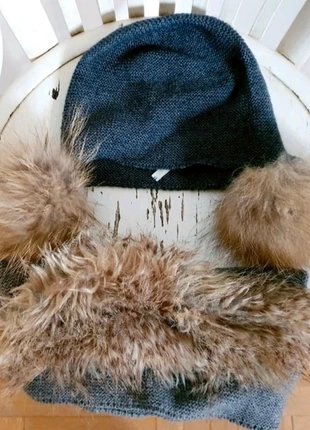 Gorro y braga cuello niña con pelo., marque: Local, état: Très bon état, taille: Universel, 7,00 €, 8,05 € Protection acheteurs incluse