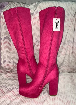 stivali fucsia martin pescatore, brand: Martin Pescatore, condizioni: Nuovo con cartellino, taglia: 36, €11.00, €12.25 include la Protezione acquisti