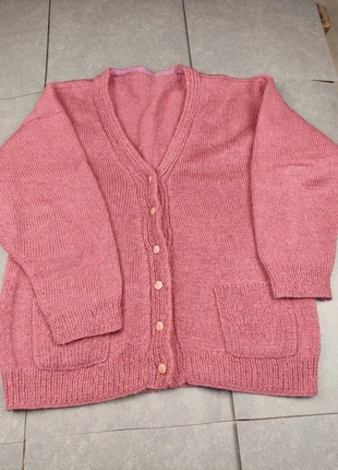 Cardigan fait main homemade wool laine rose taille M, marke: Vintage Dressing, zustand: Sehr gut, größe: M / 38 / 10, 20,00 €, 21,70 € beinhaltet Vinted-Käuferschutz Pro