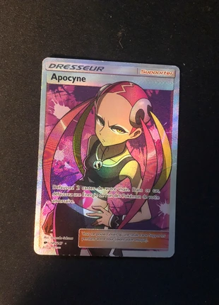 Carte Pokémon Apocyne Full Art 145/147 SL3 FR Ombre Ardentes dresseur, marke: Pokémon, zustand: Gut, 9,00 €, 10,15 € inklusive Vinted-Käuferschutz