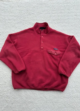 Polaire patagonia Snap T Synchilla vintage oversize pression / rouge / taille XL homme, brand: Patagonia, condizioni: Ottime, taglia: XL, €49.00, €52.15 include la Protezione acquisti