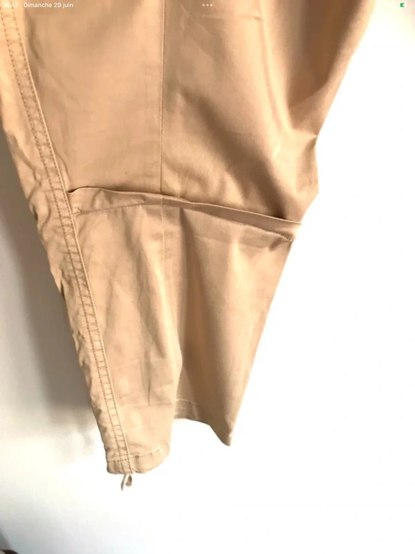 Pantacourt beige taille 40 One Step - photo numéro 10