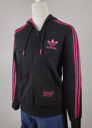 Adidas Originals CHILE 62 hoodie noir rose vintage zip capuche logo trefoil brodé femme 38 rare, marque: adidas, état: Très bon état, taille: M / 38 / 10, 29,00 €, 31,15 € Protection acheteurs (Pro) incluse