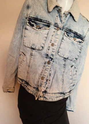 Veste en jean mixte doublé taille L, brand: Jennyfer, condition: Very good, size: L / 40 / 12, €5.00, €5.95 includes Buyer Protection