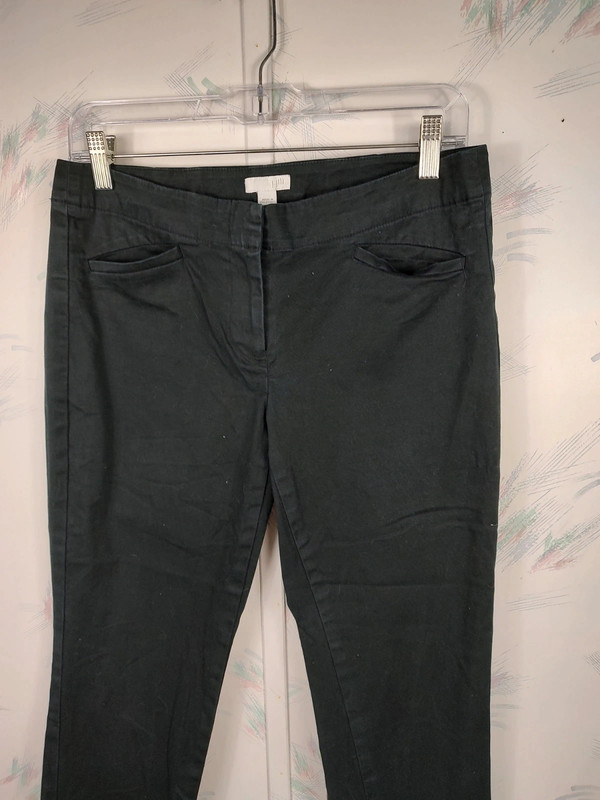 J. Jill Black Cropped Chino Pants 2