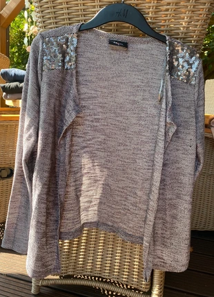 Cardigan mit Glitzer / pailetten, merk: Gina, staat: Heel goed, maat: M / 38 / 10, € 2,50, € 3,33 inclusief Kopersbescherming