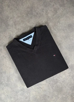 Pull Fin En Col V Marron Tommy Hilfiger Taille L, marque: Tommy Hilfiger, état: Très bon état, taille: L, 18,90 €, 20,55 € Protection acheteurs incluse
