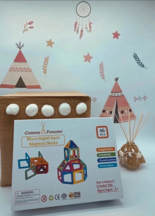 Blocs de construction magnétiques - 46 pcs - Jeu Montessori, marke: Noël, zustand: Neu, mit Etikett, größe: Einheitsgröße, 16,99 €, 18,54 € inklusive Vinted-Käuferschutz