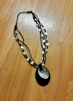 Vintage Y2K abalone shell beaded necklace, brand: NO LABEL, condition: Very good, £7.00, £8.05 includes Buyer Protection