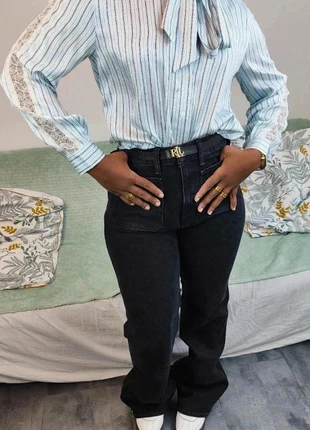 Chemise blouse Claudie Pierlot bleu turquoise gris l Femme taille S 36, marque: Claudie Pierlot, état: Très bon état, taille: S / 36 / 8, 40,00 €, 42,70 € Protection acheteurs incluse