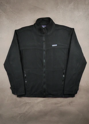 Gilet / Veste Polaire full zip Patagonia vintage noir avec doubles poches zippés - Taille XL homme, brand: Patagonia, condition: Very good, size: XL, €55.00, €58.45 includes Buyer Protection Pro