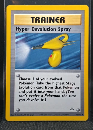 Pokemon Neo Discovery Hyper Devolution Spray 73/75, merk: Pokémon, staat: Heel goed, € 1,00, € 1,75 inclusief Kopersbescherming