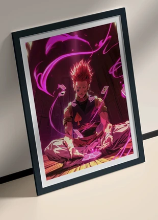 Hisoka poster 21x30 (senza cornice), marque: Hunter x Hunter, état: Neuf sans étiquette, 3,00 €, 3,85 € Protection acheteurs incluse