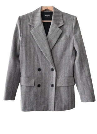 Veste croisée à chevrons gris The Kooples – Taille 34, marque: The Kooples, état: Très bon état, taille: XS / 34 / 6, 95,00 €, 100,45 € Protection acheteurs incluse